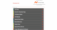 Desktop Screenshot of 123upload.net