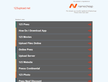 Tablet Screenshot of 123upload.net